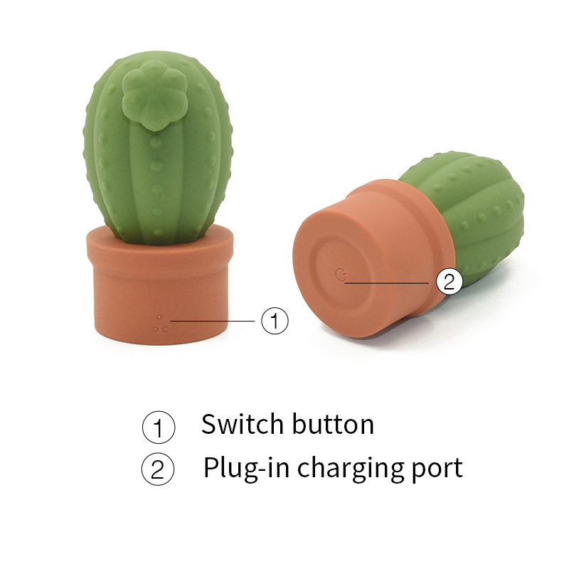 Květináč Cactus vibrace FDA Silikonový elegantní balíček- Shenzhen Zhimo Technology Co., Ltd.