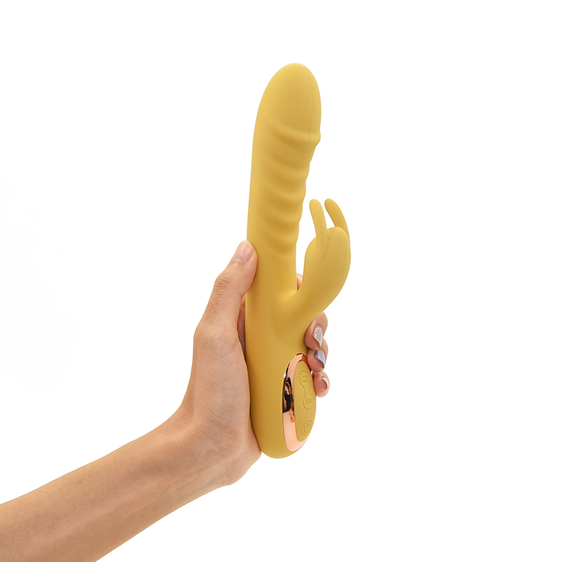 Tovární cena Big Rabbit Dildo Thrusting Vibrator Sexuální hračka pro ženy s 10 frekvenčními vibracemi