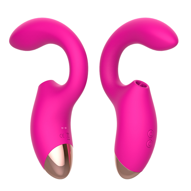 Finger Like Design Fialové barvy Clitoris Stimulator Sací Vibrátor