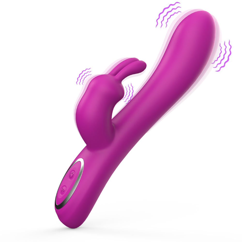 Králičí hlava Vibrátor bodu G pro začátečníky Clit Stimulátor Dildo Vibrátor USB Produkty pro dospělé vibrátory